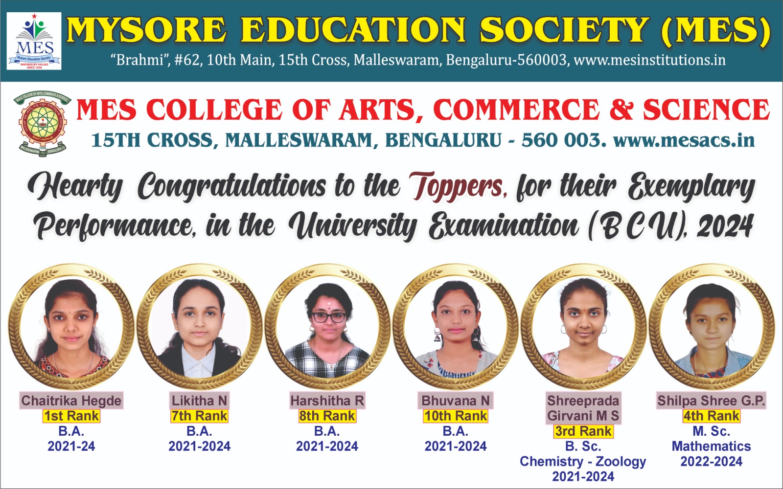 Mysore Education Society (MES)